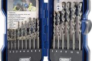 Masonry Drill Bit Set, Blue, 15 Pcs