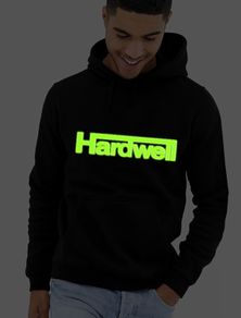 Hardwell hoodie glow in the dark logo hoodie Hardwell dj hooded jumper