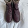 BRAND NEW Pavers Ankle Boots, Size 40, Burgundy Image 2