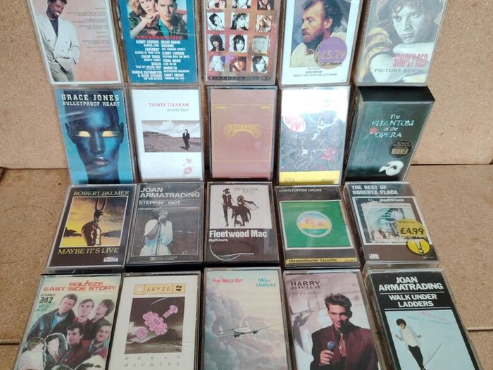 Ultimate 70s & 80s Rock & Pop Cassette Collection - 20 Classic Albums