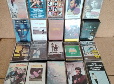 Ultimate 70s & 80s Rock & Pop Cassette Collection - 20 Classic Albums