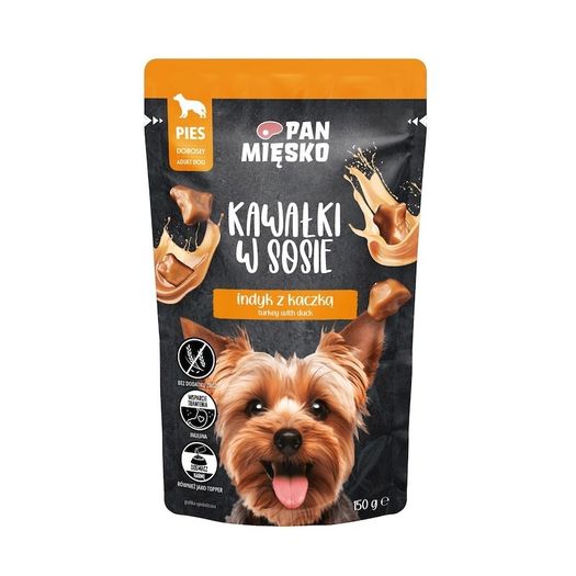 Mr Meaty Chunks in gravy Wet food for dog Turkey with duck (adult) 150 g