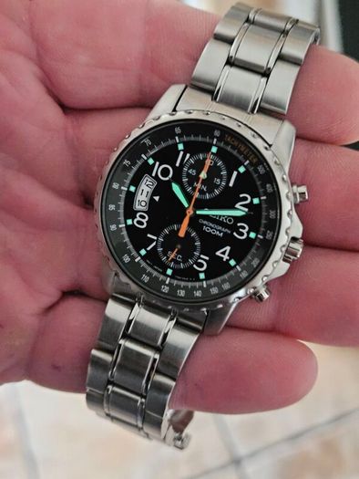Watch Seiko Chronograph.