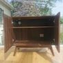 Modern Walnut Cabinet/sideboard with Shelving - Sideboard - Excellent Condition Image 3