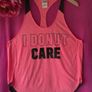 Top Victoria secrets pink medium racer back sportswear top Image 9