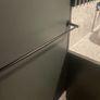 Meir Designer Black Long Towel Rail Image 2