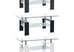 Rectangle Glass Coffee Table Modern Living Room - Free Delivery Nationwide