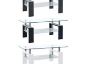 Rectangle Glass Coffee Table Modern Living Room - Free Delivery Nationwide