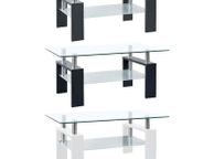 main image for ad Rectangle Glass Coffee Table Modern Living Room - Free Delivery Nationwide