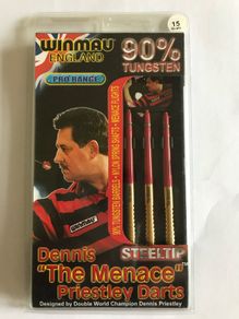 Mega rare new 15g Dennis Priestley gold darts