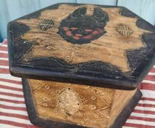 Carved Wooden Box