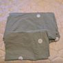 Sage green duvet cover,  bed sheet, including throws Image 5