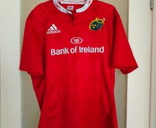 Retro Adidas Munster Rugby 2016/17 home jersey