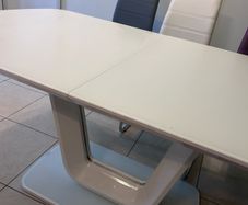 beautiful white kitchen table