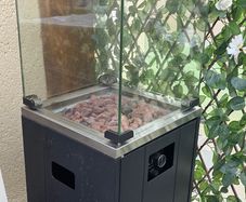 Outdoor gas heater