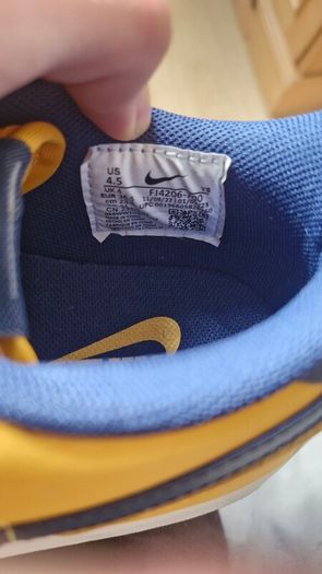 Nike Terminator Low OG "Michigan" (Gold/Navy) - UK 4 / EU 36.5 - Brand New