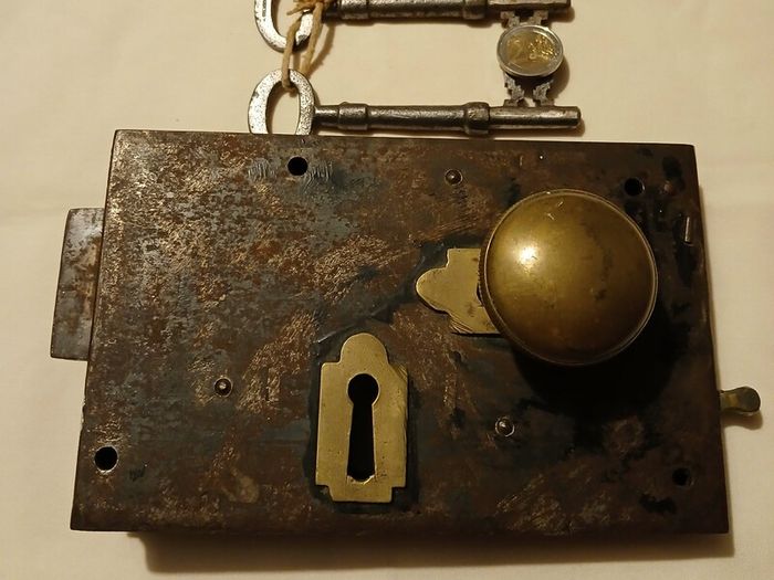 Old door lock