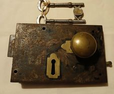 Old door lock