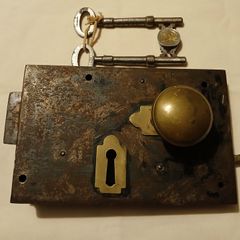 Old door lock