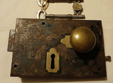 Old door lock