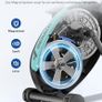 4-in-1 Exercise Bike with Own Training App 16x Magnetic Resistance, LCD Display, Hand Pulse Measurement, Foldable Exercise Bike Image 8