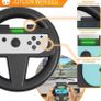 Sports Family Party Pack Accessories Bundle designed for Nintendo Switch and OLED Console Games with Tennis Badminton Rackets, Controller Grips, Wheels & Wrist Dance Bands - With Carry sack (FREE POSTAGE) Image 5