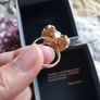 Gold plated brass ring Image 4