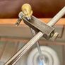 Nautical Decorative Magnifying Glass With Adjustable Stand Desktop Brass Detail Image 9