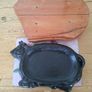 Cast iron cow shaped sizzle platters Image 6