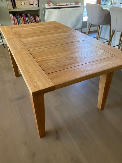 Solid Oak Extending Dining Table Fully Refinished
