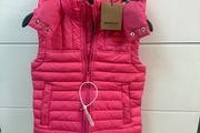 Burberry down gilet 5/6 6/7T