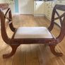 Vintage Carved Wooden Accent Chair Image 2