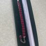 Stunning Princess Cut Red Ruby Tennis Braclet Image 5