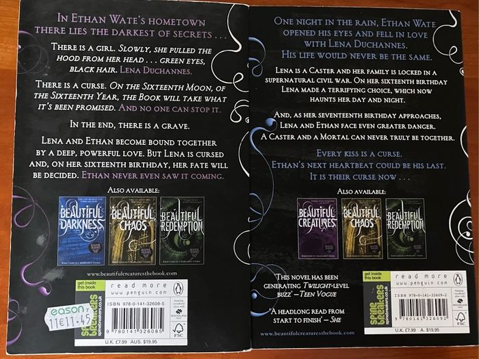 Beautiful Creatures & Beautiful Darkness by Garcia&Stohl