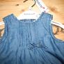 BABALUNO baby girl NEW denim dress and nappy cover 0-3 months Image 2