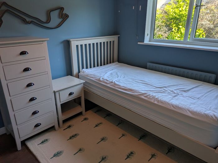 Single Bedframe & Bedroom Furniture Set