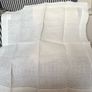 New set of six 100% linen 50cm x 50cm Hemstitch napkins in storage bag Image 6
