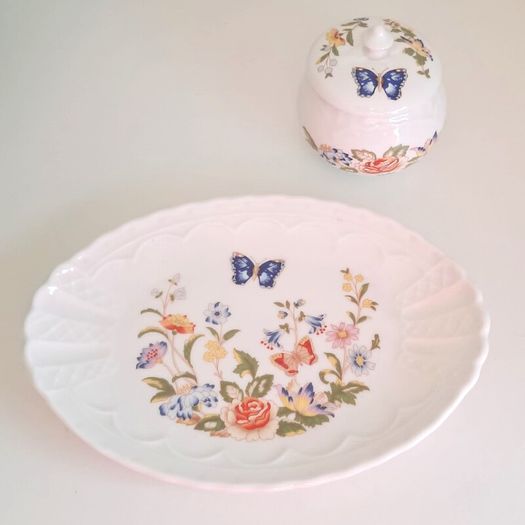 Aynsley Dish + Aynsley Small Trinket Dish + Lid