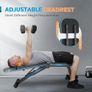 Weight Benches Adjustable Workout Bench Foldable Bench Press for Home Gym Incline Decline Flat Exercise Bench for Strength Training with Extended Headrest Image 3