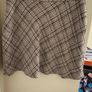 Primark Beige and Black Check Pattern Skirt Image 2