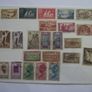 The collection of old stamps from French colonies on stock cards Image 2