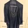 Black Embellished Tunic Top Yours Clothing Plus Size 9XL Image 2