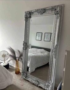 Large Silver 6ft Wall Mirror