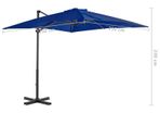 Cantilever Umbrella with Aluminium Pole Azure Blue 250X250 cm