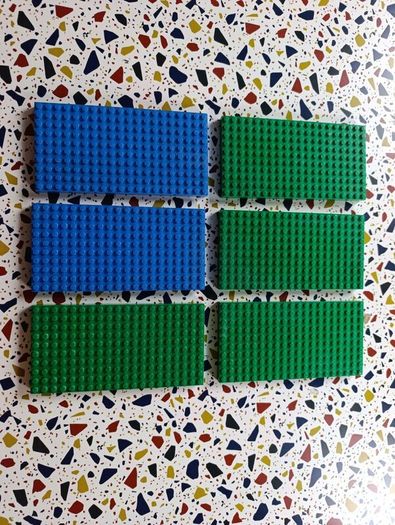 6x Lego Baseboards 10 x 20