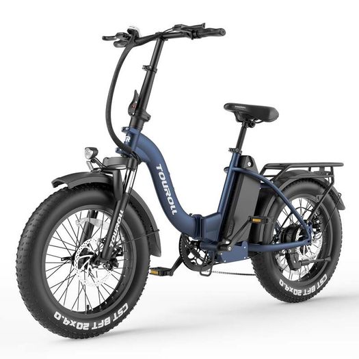 TOUROLL S2 Folding Fat Tire Electric Bike
