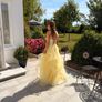 yellow debs dress Image 3