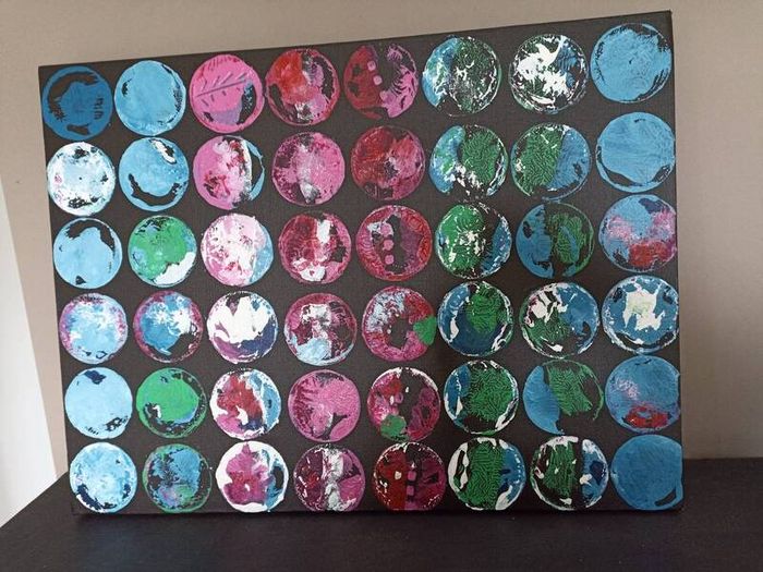 Acrylic on Canvas Painting