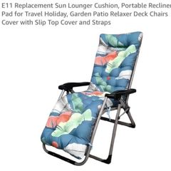 replacement cushion for sun lounger