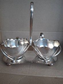 Vintage Silverplated Sugar & Creamer Set
